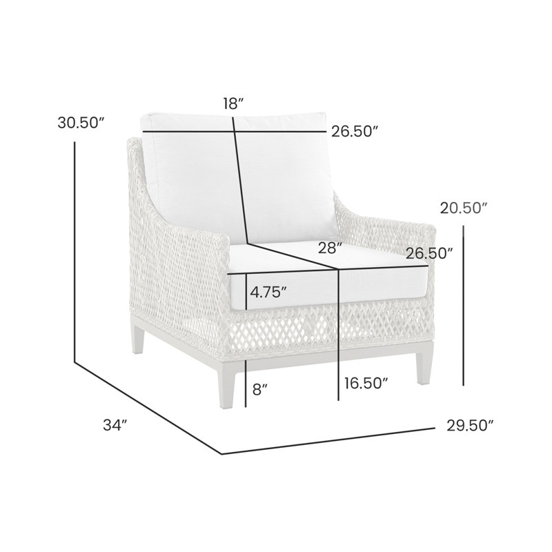 Chaise d'extérieur en osier et aluminium Comras brun avec coussins gris Comras