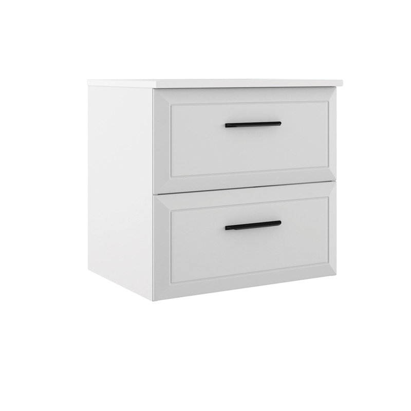 Meuble-lavabo simple Gosman, L 24 po, Blanc