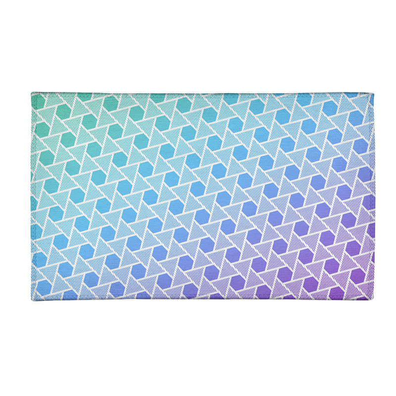 Chenille Geometric Indoor Rug, Rectangle 3' x 5'