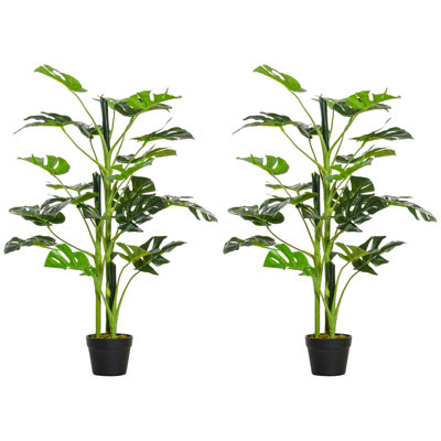 100cm Faux Ivy Plant in Cement Pot