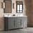 Weddel 63'' Free-standing Double Bathroom Vanity with Quartz Vanity Top-1058590681