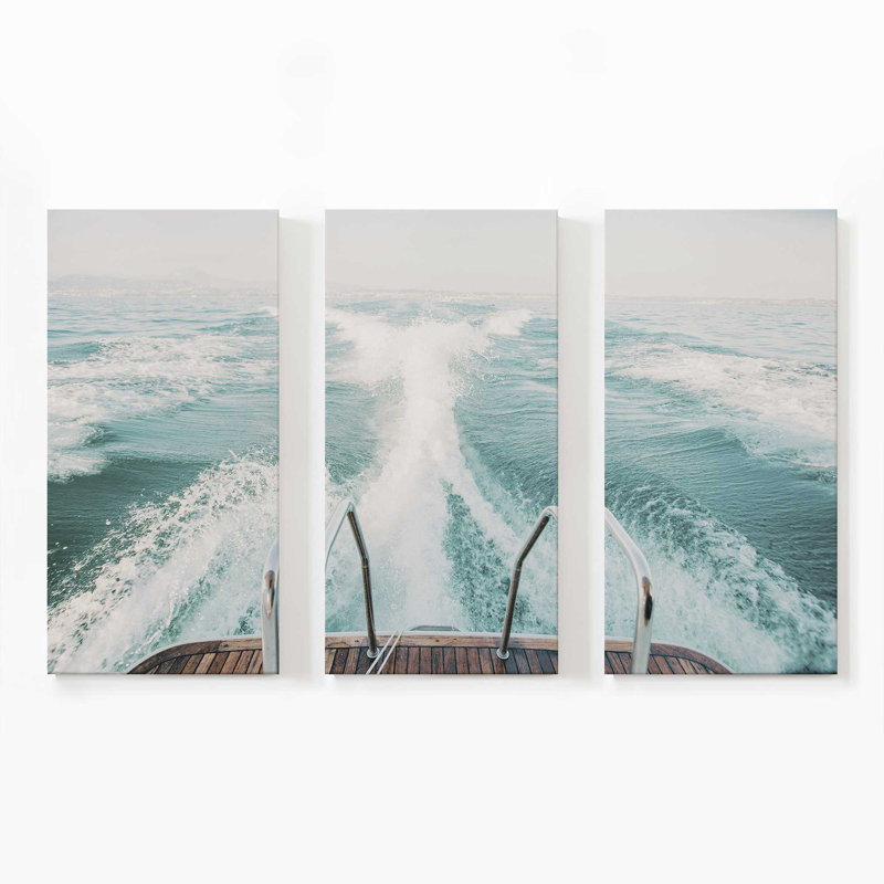 Impression sur toile Ocean Trails, Toile tendue, 2, H 40 po x l 60 po x P 1,25 po