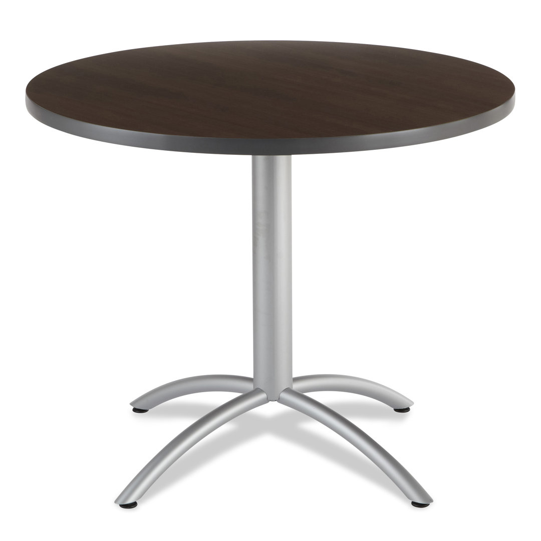Aleksandras Round Metal Base Dining Table Symple Stuff Top 