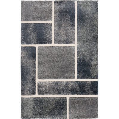 Davintinz Nataleigh Blue Area Rug