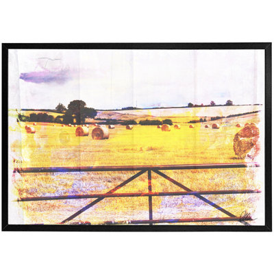 Hay Bale - Single Picture Frame Print