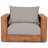 Gazel Teak Patio Chair with Cushions-86506439