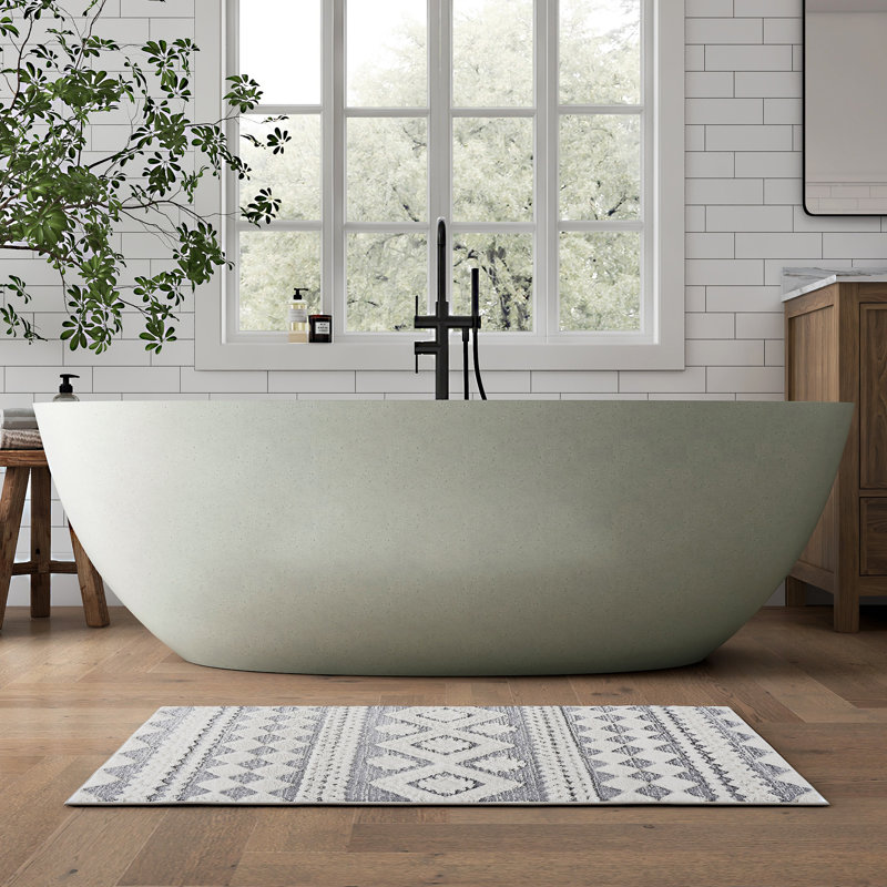 Baignoire de trempage extérieure 71 po Terrazzo