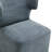 Sardinia Upholstered Dining Chair With Casters-116673860