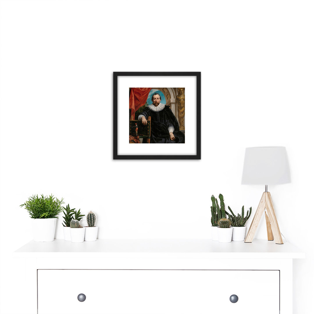 Portrait Rogier Le Witer by Jacob Jordaens - Single Picture Frame Painting