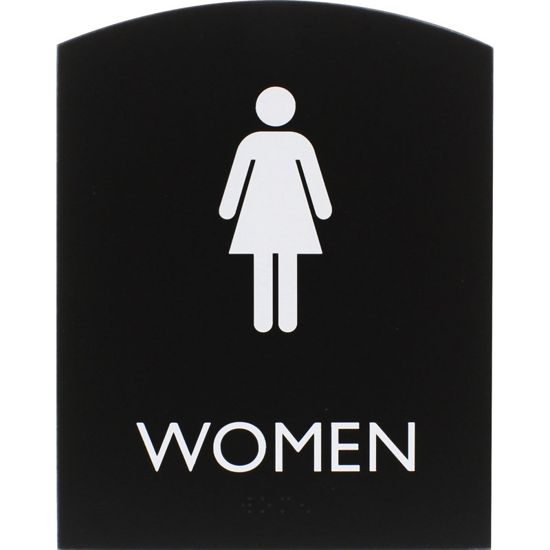 Enseigne de toilettes pour femmes