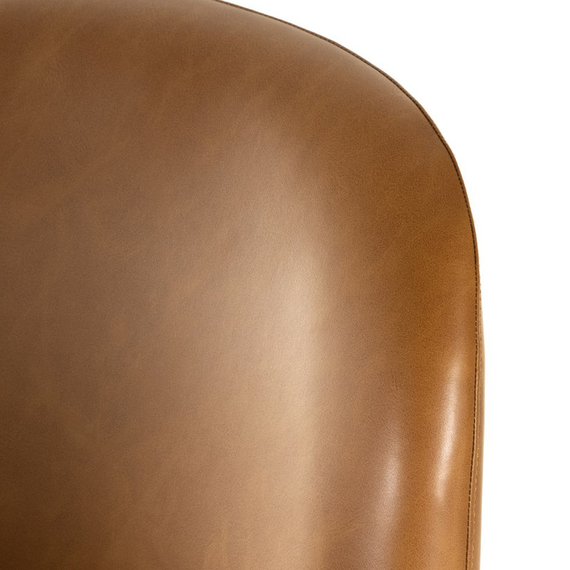 Astrud Upholstered Dining Chair, Sierra Butterscotch Faux Leather