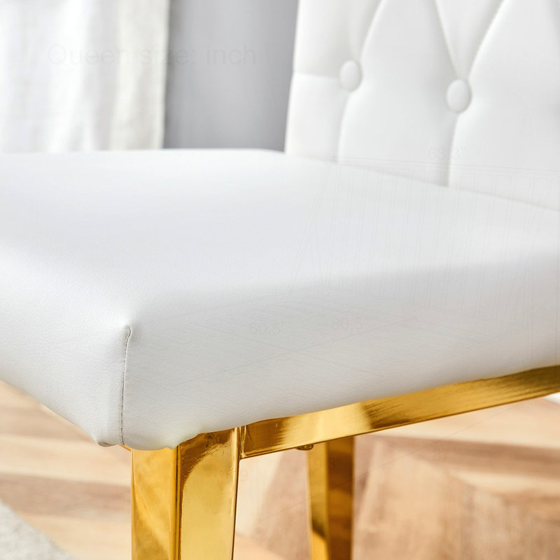 4-Pack PU Dining Chairs
