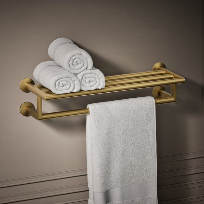 Composants Hotelier, Laiton brossé moderne éclatant