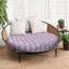 Decorative Indoor Outdoor Waterproof Round Cushion Cover, Patio UV Resistant Seat Cushion Cover-1244602168