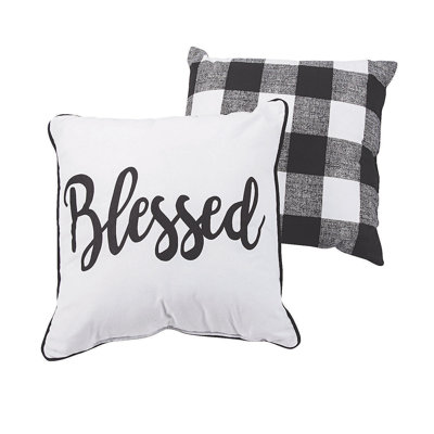  Blessed Decorative Square Pillow Cover & Insert