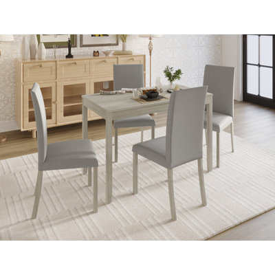 Alphon 4 - Person Four Leg Dining Set