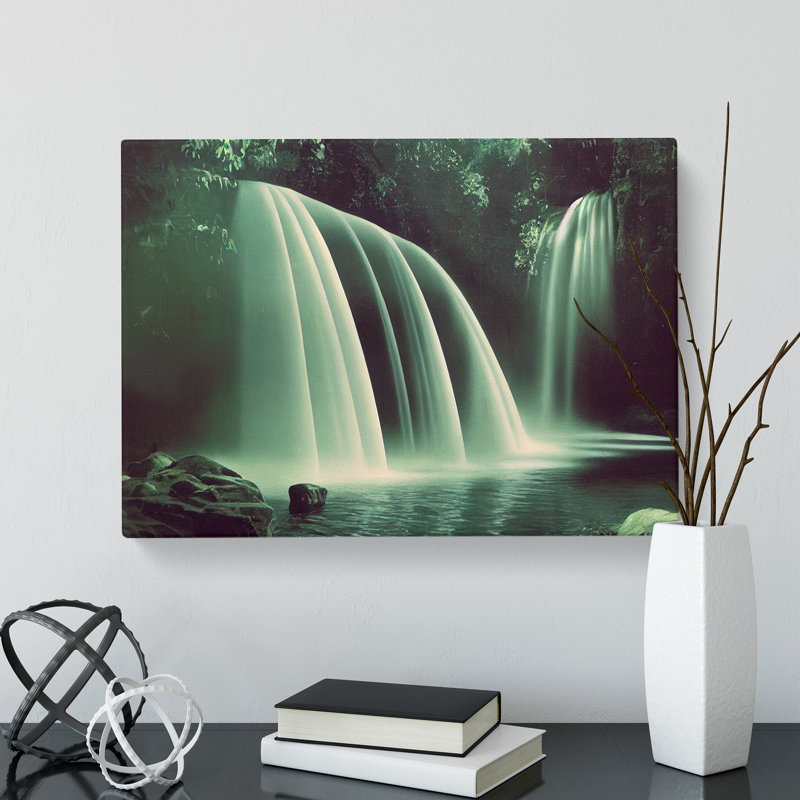 Captivating Waterfall - Wrapped Canvas, 40cm H x 60cm W x 3cm D