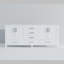 Meuble-lavabo double avec comptoir Carrara-110903933