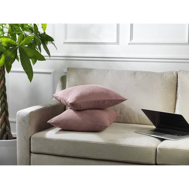 Housses de coussin décoratif, H 12 po x l 20 po, Rose rose