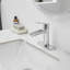 Robinet de salle de bain cascade à un trou avec ensemble de drain Robinets de lavabo de salle de bain à poignée simple Robinets de lavabo en laiton avec plaque de pont-115639756