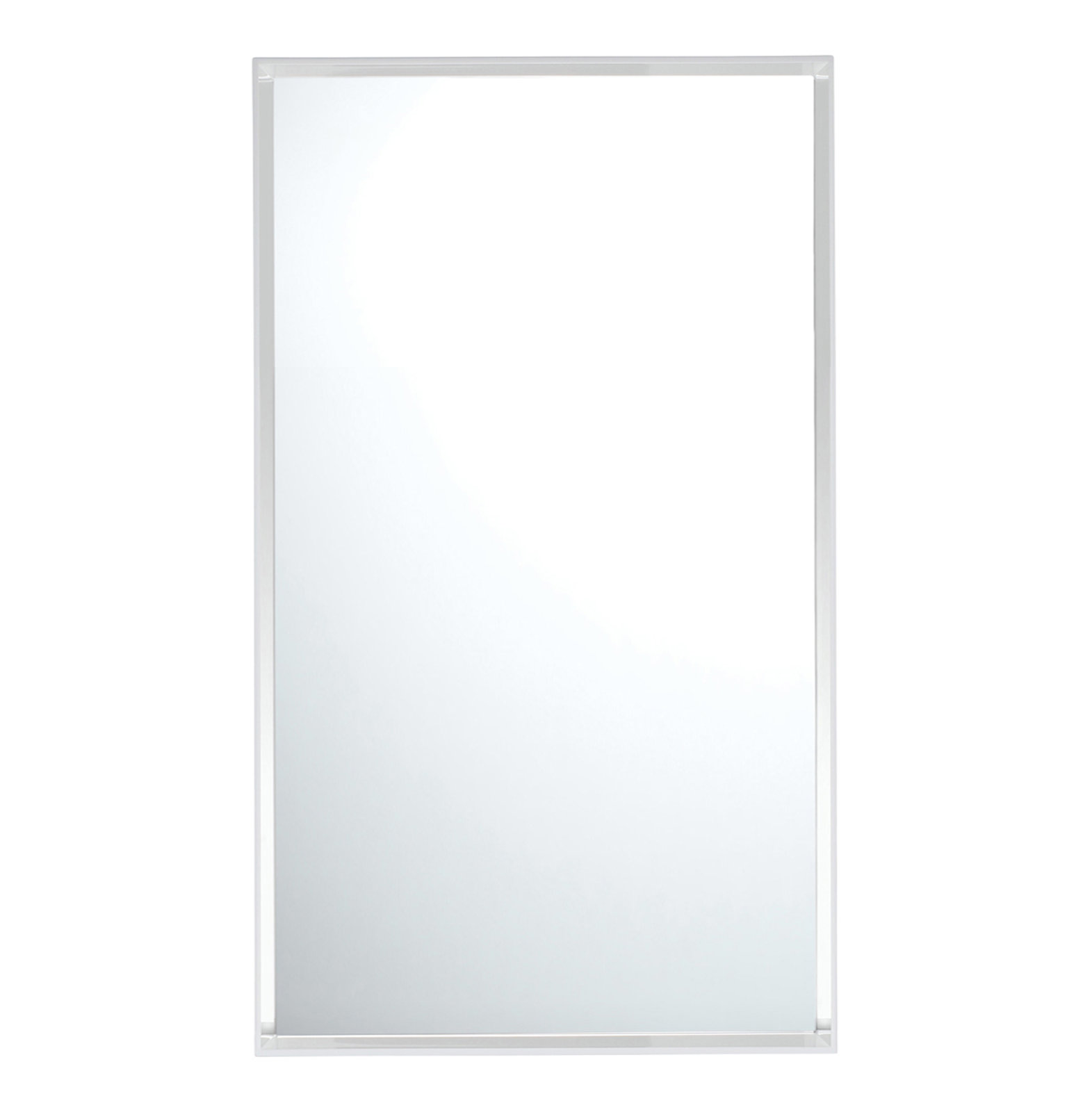 Only Me Accent Mirror, Glossy White, 70.87" x 31.5"