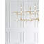 30 - Light Gold LED Geometric Pendant