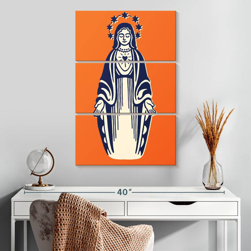 Leisha, Vierge Marie, H 32 po x l 20 po