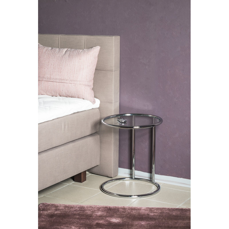 Augu Glass Top C Table End Table