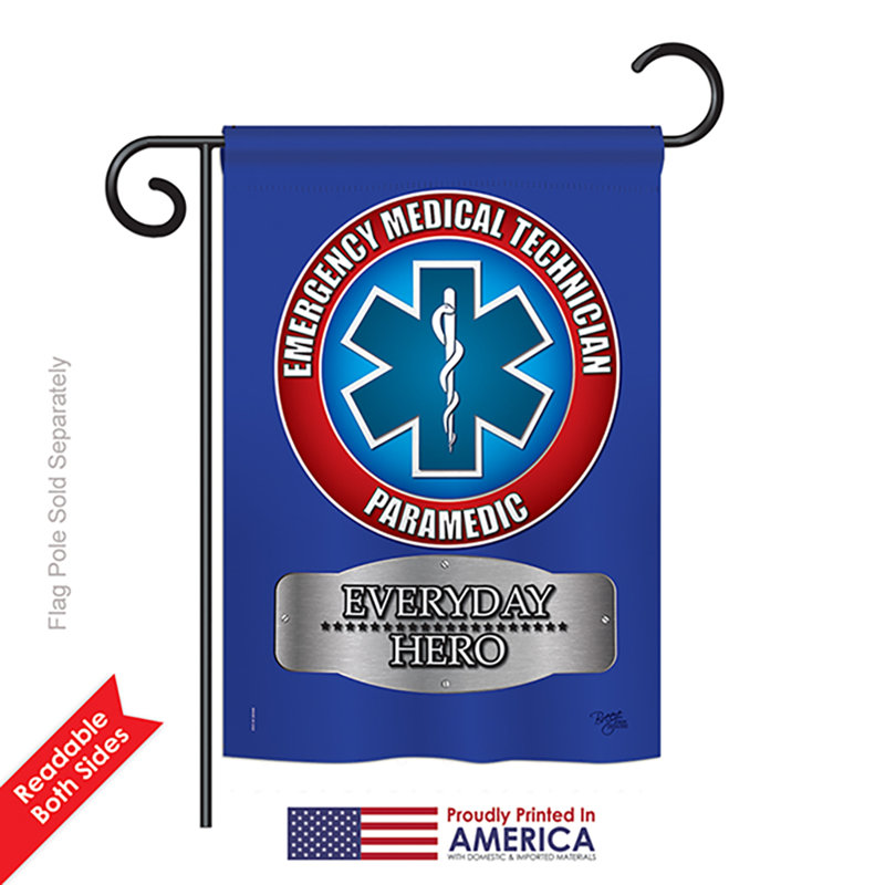 Ensemble de 2 drapeaux verticaux décoratifs en polyester à 2 côtés emt americana, H 40 po x l 28 po