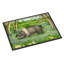 Tapis d'extérieur antidérapant Pig In Bluebells-16652988