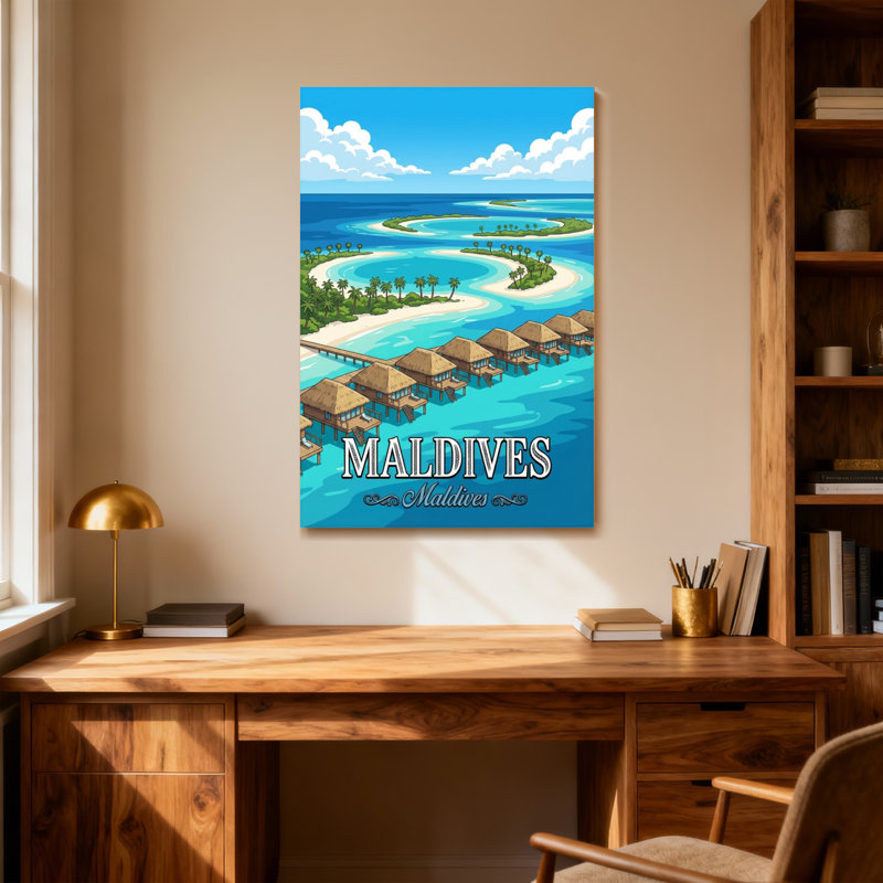 Scenic & Cityscapes Tropical Island, H 18 po x l 12 po
