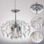 Lustre en cristal à gradation de 6 lumières Mid-Century-269424413-269424415