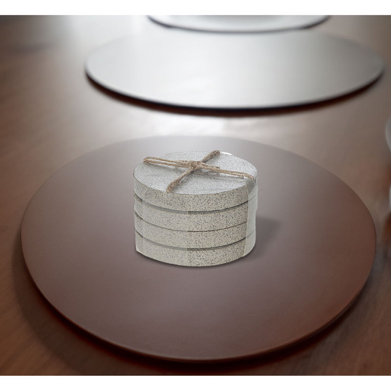 Ih Casadecor Round 4 Piece Coaster Set