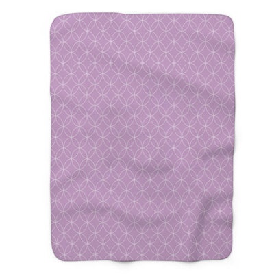 Pattern Green - 1 Piece Premium Sherpa Blanket