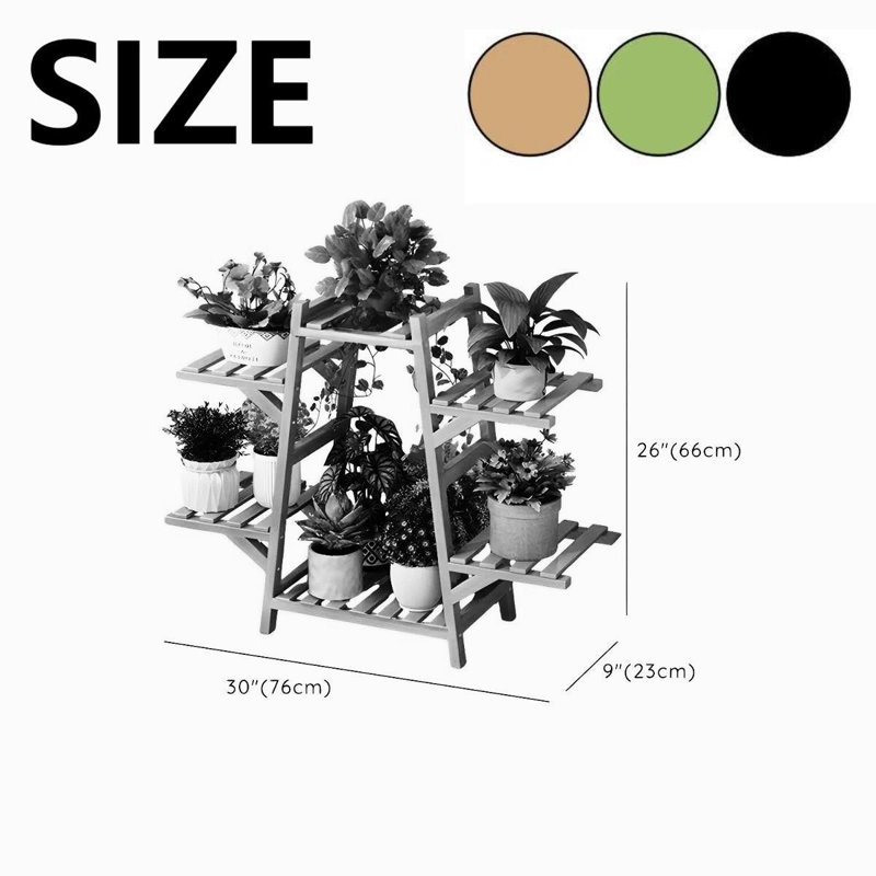 Support à plantes à 6 niveaux pour l'intérieur et l'extérieur, Green