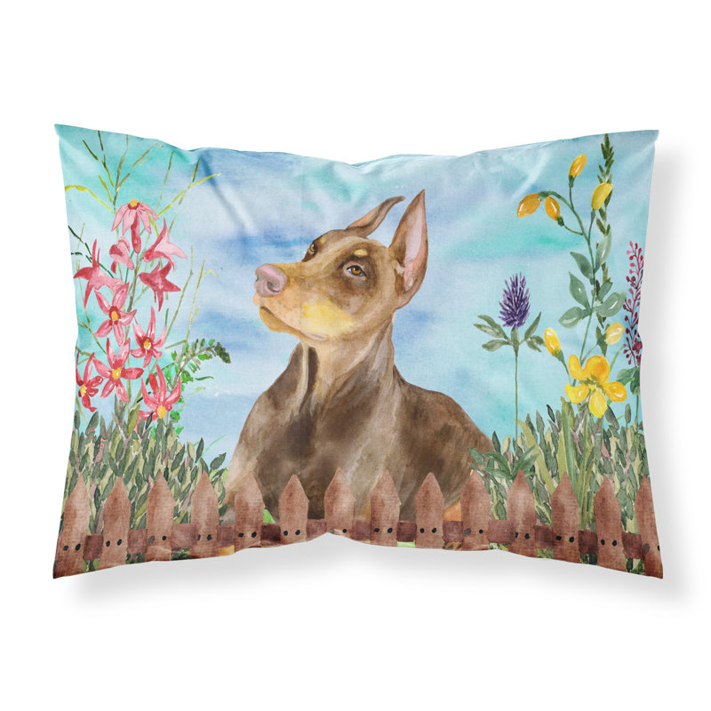 Taie d’oreiller spring, Doberman pinscher