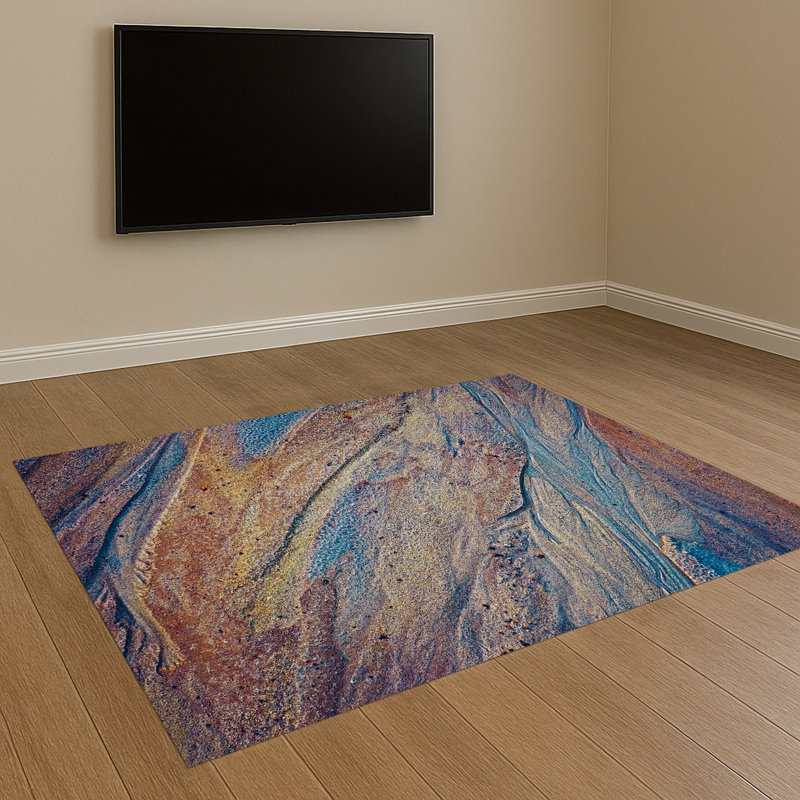 Abstract Area Rug, Rectangle 90 x 150 cm