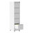 5 Drawer Metal Vertical File Cabinet With Lock On Wheels For Home Office,Heavy Duty Metal Storage Cabinet For A4/Letter/Legal Size Files, White, 17.71"D*15.16"W*64.17"H-999538599