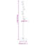 Nykia Iron Freestanding Coat Rack-885919412