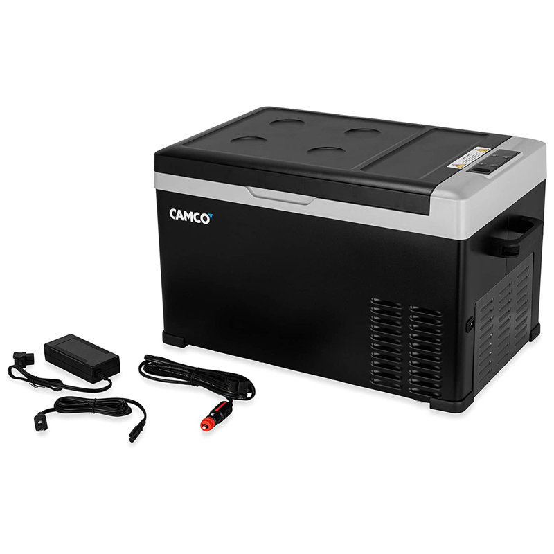 Camco 1.05 Cubic Feet Convertible Mini Fridge with Freezer