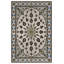 Tapis marocain beige en coton et polyester à imprimé numérique Isabel Collection-1869957333