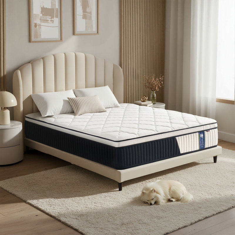   Grand matelas de 10 pouces, support moyen ferme et lit respirant pour soulager la pression