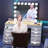 Makeup Vanity Set with hollywood Makeup Mirror HD Glass Top Built-in LED Light Strips Large 13 Drawers