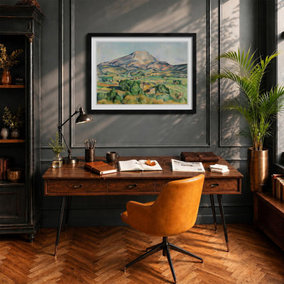 Mont Sainte - Victoire Vol.1 By Paul Cezanne - Framed Print