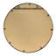 Miroir mural bronze pieuvre - 20 pouces de diamètre décoratif pour la décoration nautique et côtière, point focal unique pour le salon ou la salle de bain.