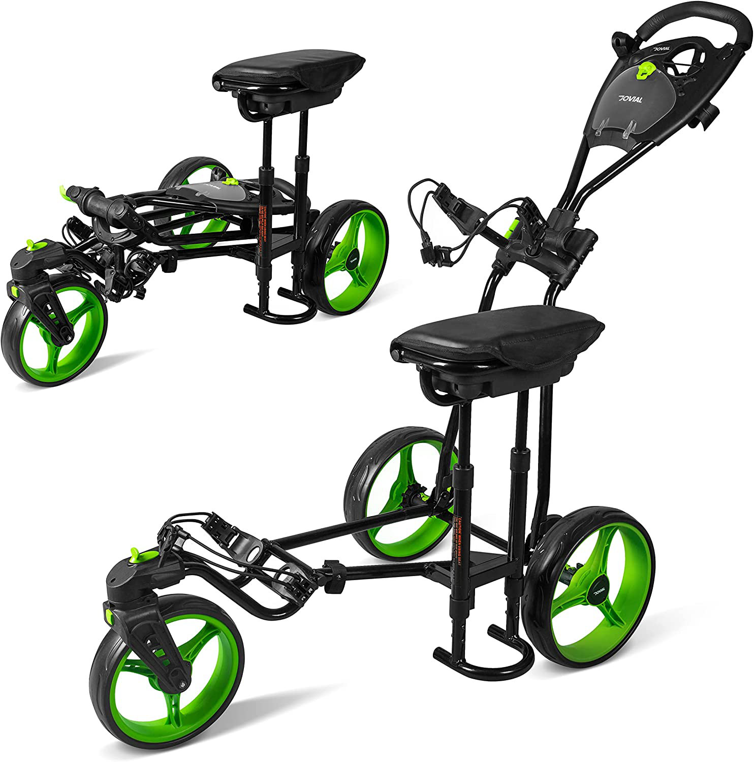 SereneLife 15.2'' H x 38'' W Utility Cart with Wheels