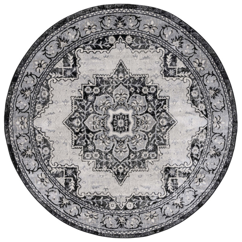 Daral Performance Oriental Rug, Round 6'7"