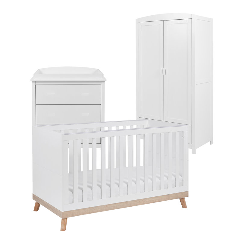 Mona 3 Piece Universal Room Set, White