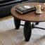 Table basse vintage en bois massif de style français-108572154