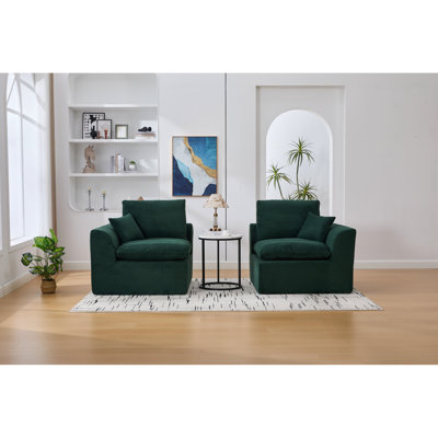 Canapé d'angle moderne 2 places Cloud, modulable et flexible, en velours côtelé doux, sans assemblage, idéal pour le salon, avec housses amovibles et mousse haute résilience. Convient également aux chambres d'étudiants.